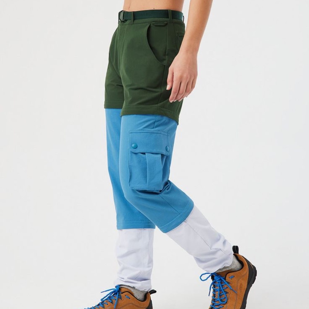 Tri-Color Zip Off Rek Trek Pants